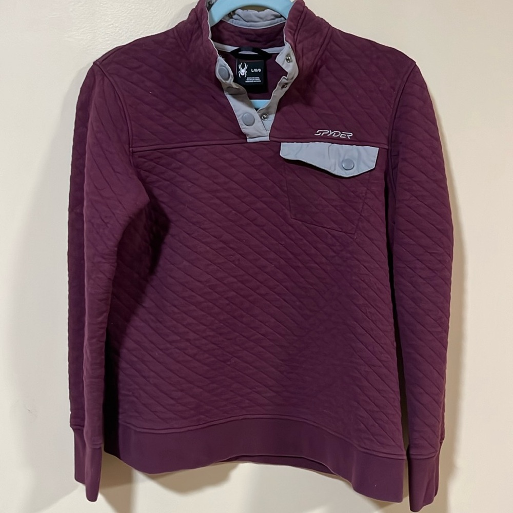 Large Purple Spyder Pullover